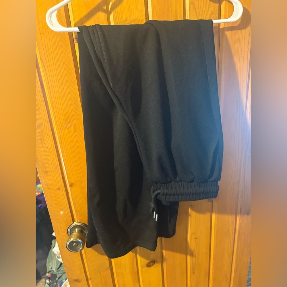 Savage Love Black Wide Leg Sweatpants